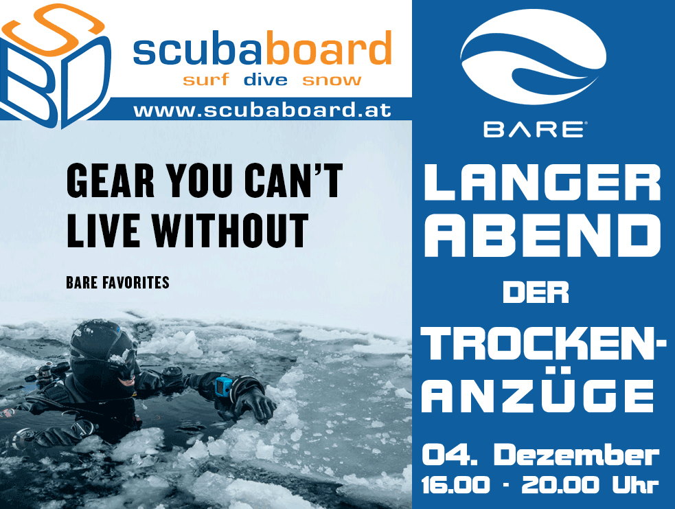 Langer Abend der Trockenanzüge bei Scubaboard Linz